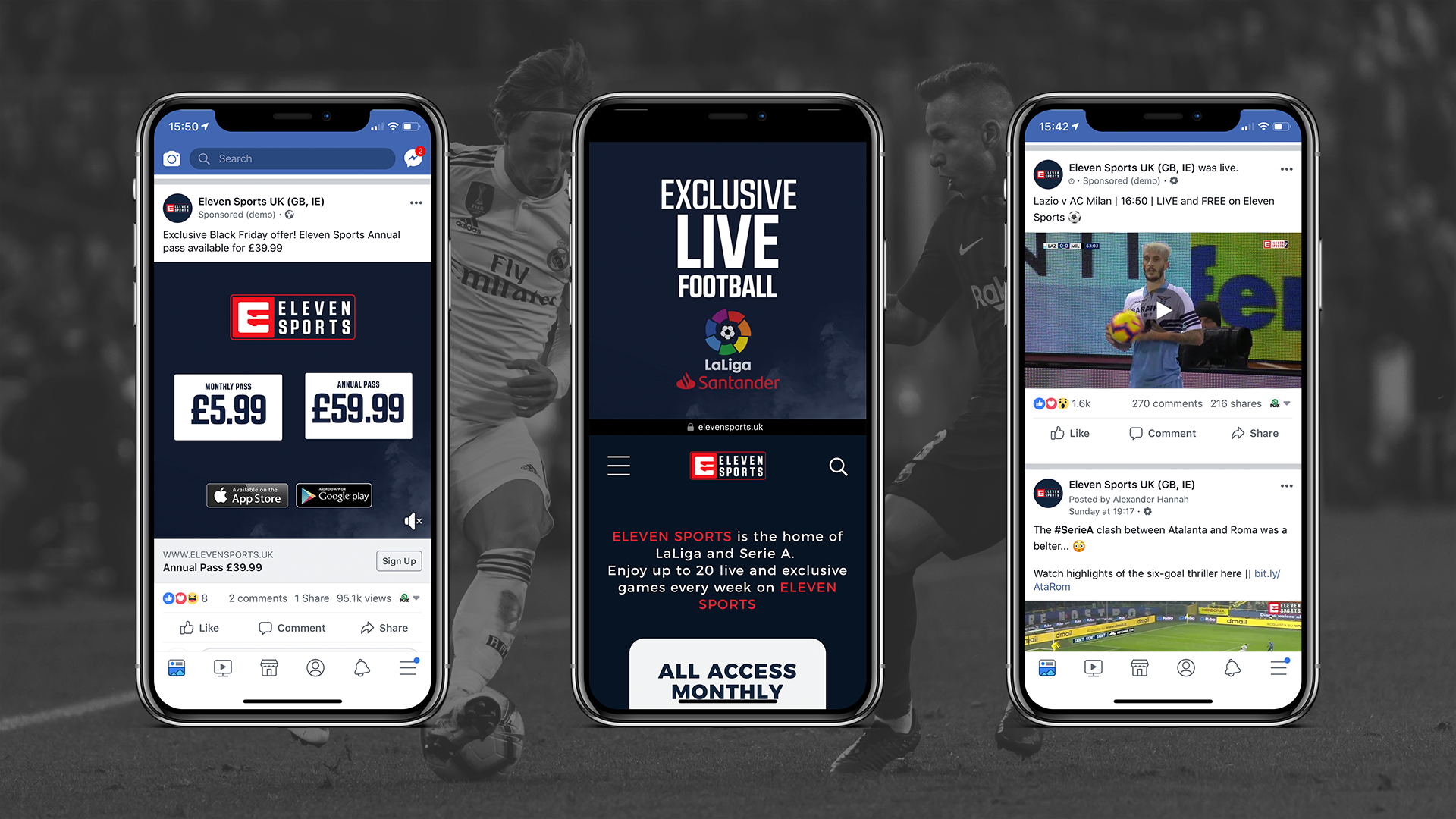Eleven Sports mockup