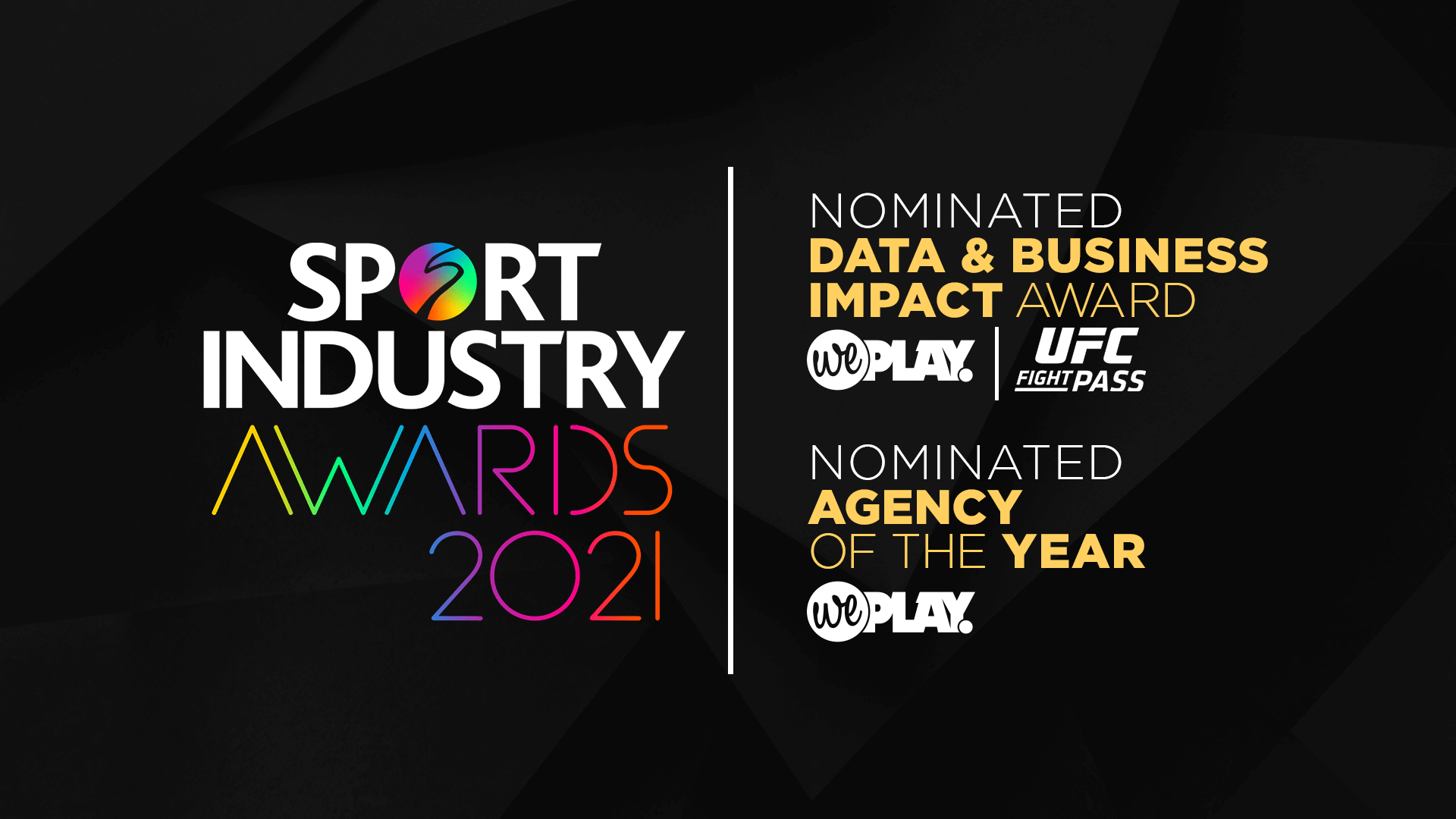 Sport industry awards poster
