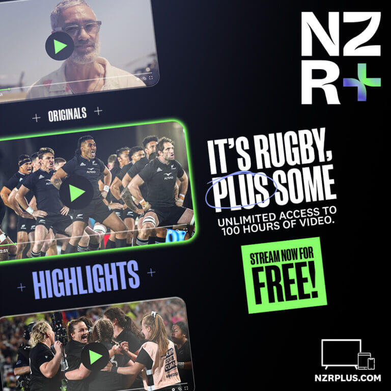New Zealand Rugby NZR+ Ad